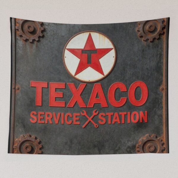 Item preview, Texaco Vintage Mechanic Shop Logo designed and sold by Dimensionality.