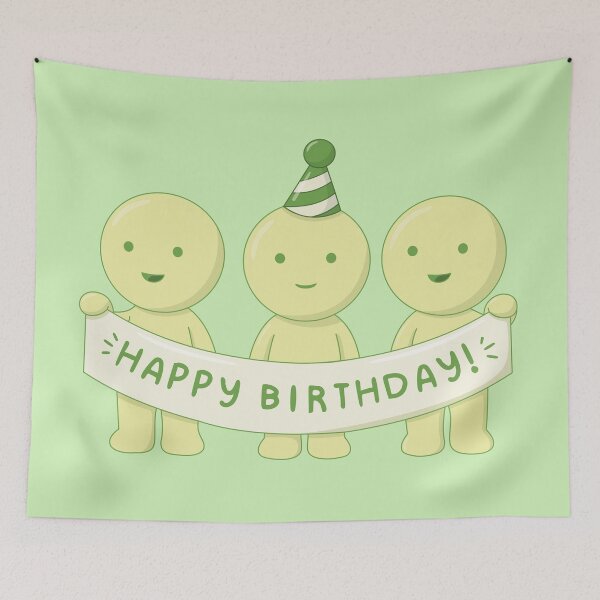 Item preview, Smiski, Birthday Smiski designed and sold by DigiDuch.