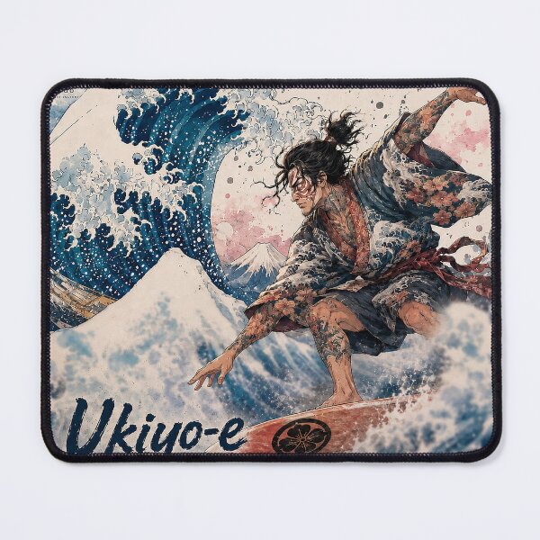 Item preview, Ukiyo-e Surf | Neo Edo designed and sold by Neo Edo Studio.