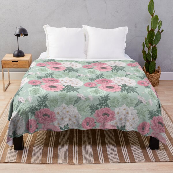 Item preview, Elegant Pastel Green Chinoiserie Floral Seamless Pattern designed and sold by SugarCore.