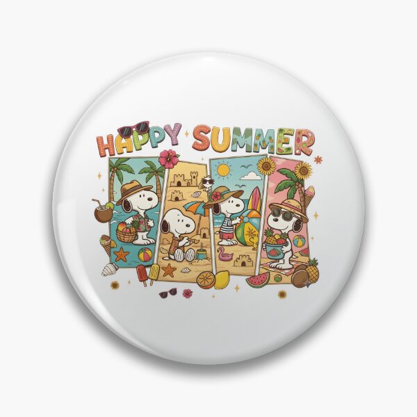 Item preview, Snoopy Happy Summer Beach Vacation Tropical Vibes designed and sold by DamianRoy88.