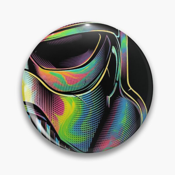 Item preview, Psychedelic Fluid Art trooper Helmet designed and sold by pigasso70.