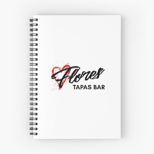 Item preview, Flores Tapas Bar Grunge Red Heart Logo designed and sold by Leonwaterfall.