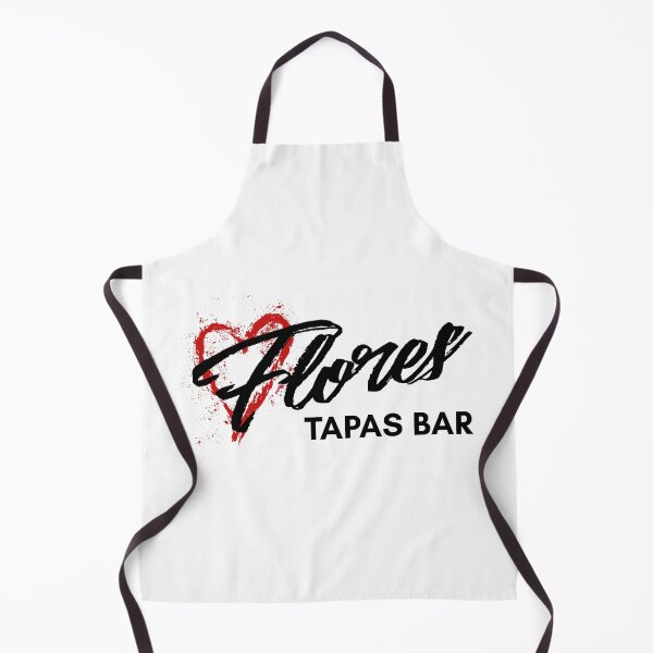 Item preview, Flores Tapas Bar Grunge Red Heart Logo designed and sold by Leonwaterfall.