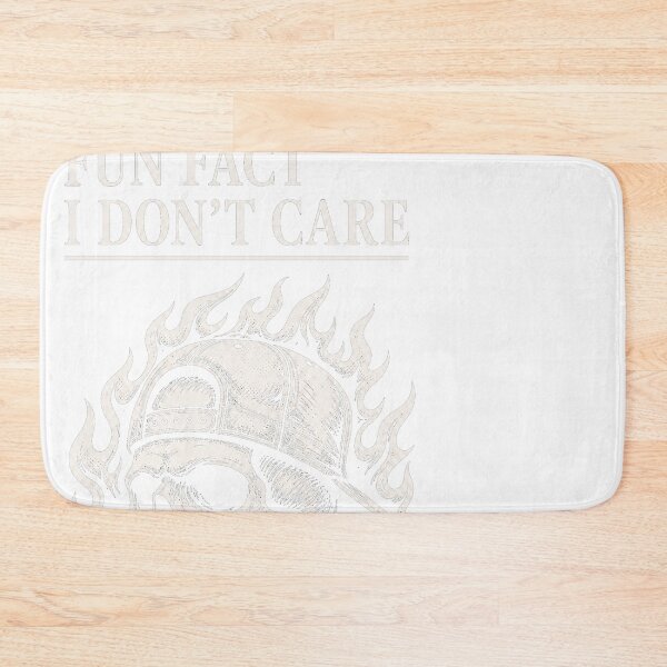 Item preview, Fun Fact I Don't Care Skull Cap Flames designed and sold by JMDesignHub.