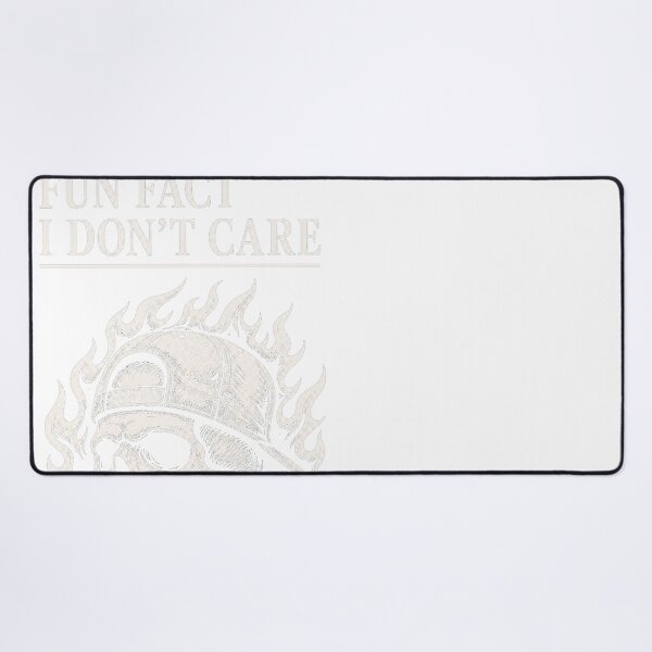 Item preview, Fun Fact I Don't Care Skull Cap Flames designed and sold by JMDesignHub.