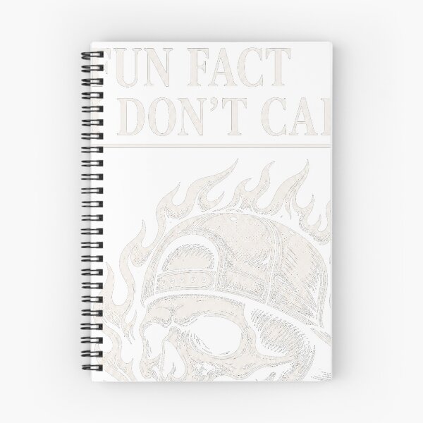 Item preview, Fun Fact I Don't Care Skull Cap Flames designed and sold by JMDesignHub.