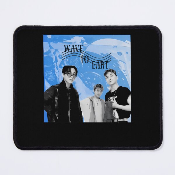 Item preview, Portrait of Three Men on an Abstract Blue Fluid Background designed and sold by Eva4EvaDesigns.