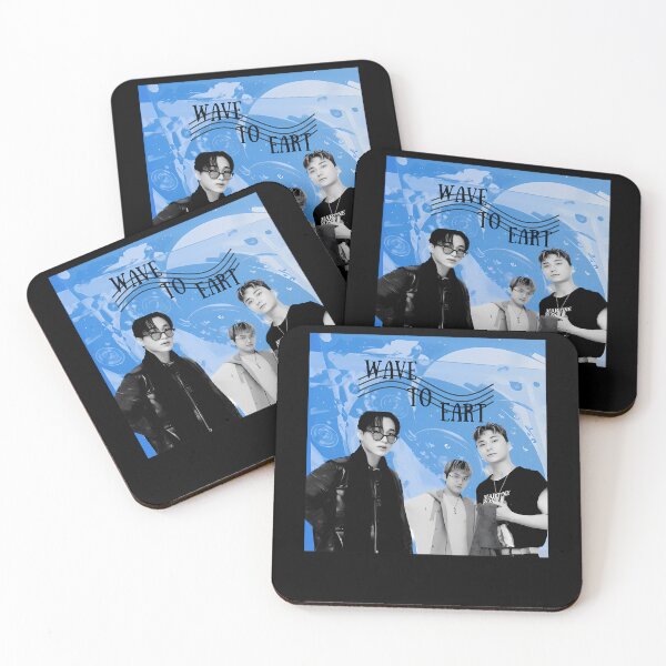 Item preview, Portrait of Three Men on an Abstract Blue Fluid Background designed and sold by Eva4EvaDesigns.