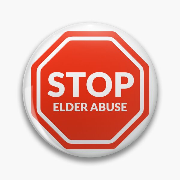 Item preview, Stop elder abuse  designed and sold by Rachel the Artist .