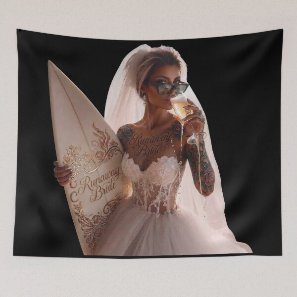 Item preview, Gothic Bachelorette Party Wineglass Bride designed and sold by Voodoo Store Paranormal Collections.