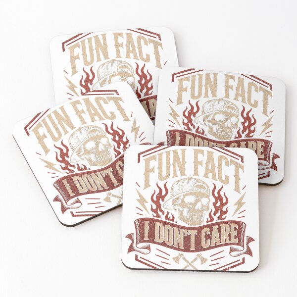 Item preview, Fun Fact I Don't Care Skull Cap Grunge Design designed and sold by JMDesignHub.