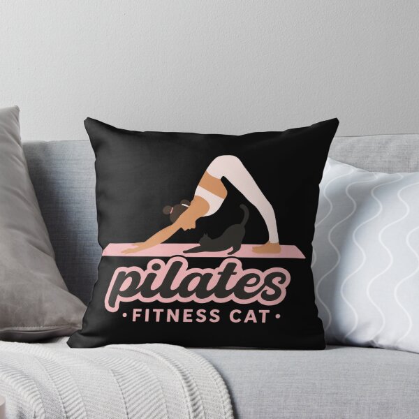 Item preview, Cute Pilates Fitness Cat Funny Yoga Workout Instructor Gift Shirt designed and sold by Digistore1221.