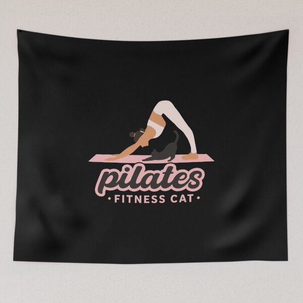 Item preview, Cute Pilates Fitness Cat Funny Yoga Workout Instructor Gift Shirt designed and sold by Digistore1221.