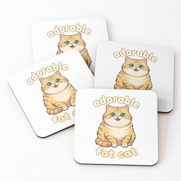 Item preview, Kawaii Adorable Fat Cat Clipart PNG | Cute Chubby Orange Tabby Cat Illustration designed and sold by morning sun.