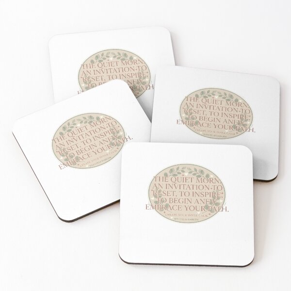 Item preview, Quiet Morning Wellness Emblem  designed and sold by VastOfficial.