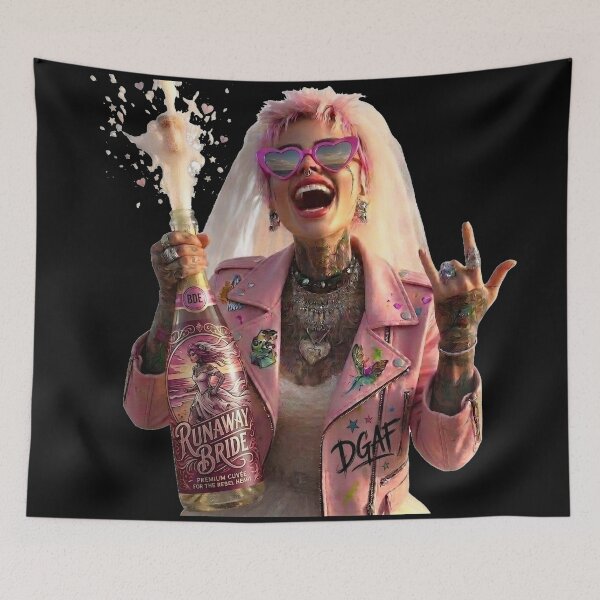 Item preview, Gothic Bachelorette Party Pink Outerwear designed and sold by Voodoo Store Paranormal Collections.