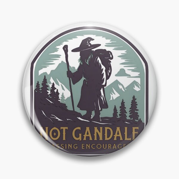 Item preview, Passing Encouraged Funny Hiking Trail Humor Design designed and sold by ronakris009.