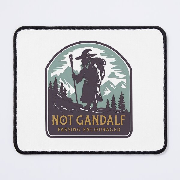Item preview, Passing Encouraged Funny Hiking Trail Humor Design designed and sold by ronakris009.