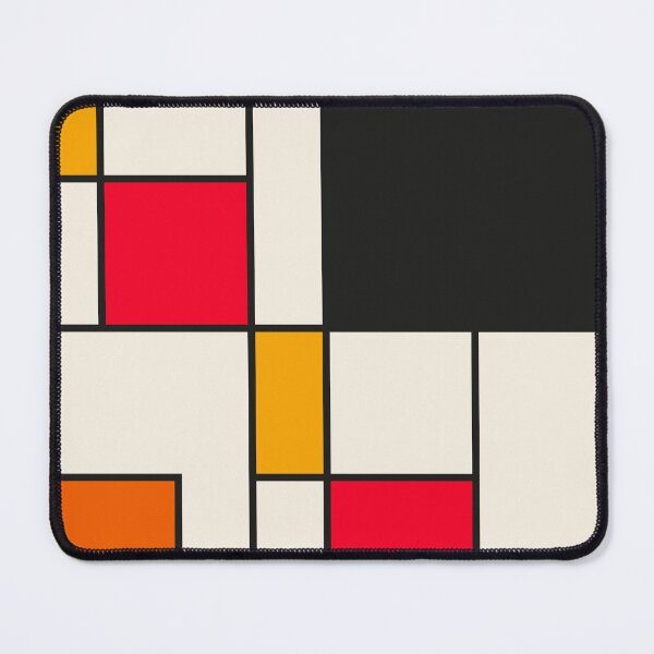 Item preview, De Stijl Grid Pattern | Primary Color Geometric Abstract Seamless Mid-Century Modern designed and sold by Dino-Lune.