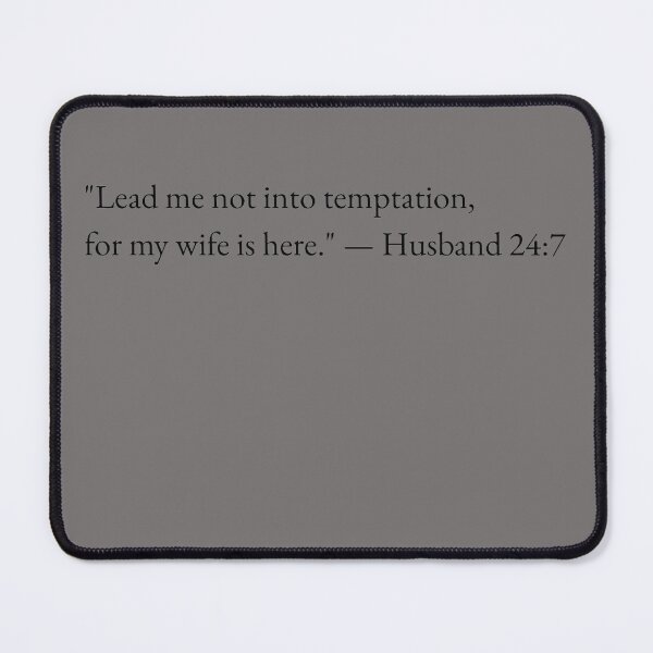 Item preview, Funny Bible Verse Parody Husband Wife Joke designed and sold by RobbApple.