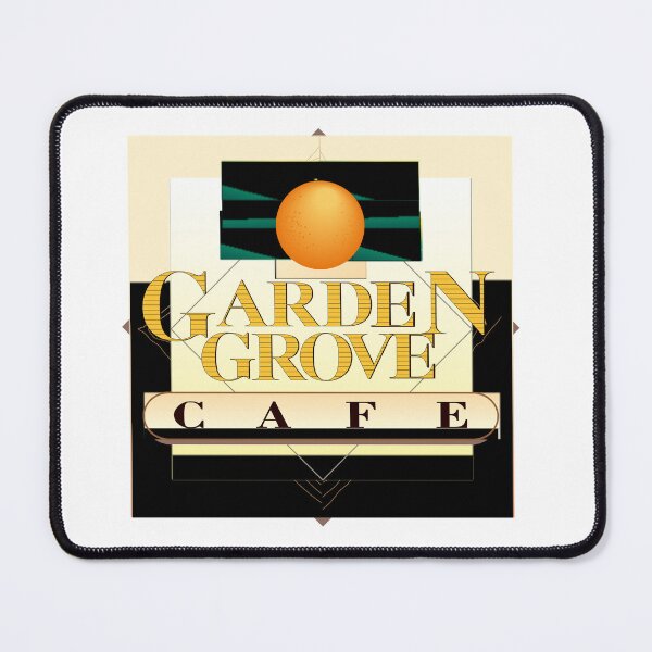 Item preview, Garden Grove Cafe Retro Orange Art Deco Logo designed and sold by Leonwaterfall.