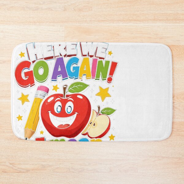Item preview, Back to School Here We Go Again Welcome Back designed and sold by JMDesignHub.