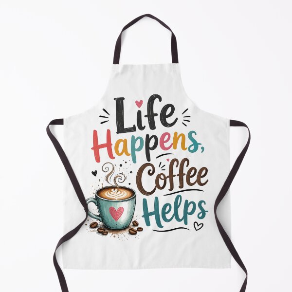 Item preview, Life happens Coffee helps designed and sold by nimmitrends.