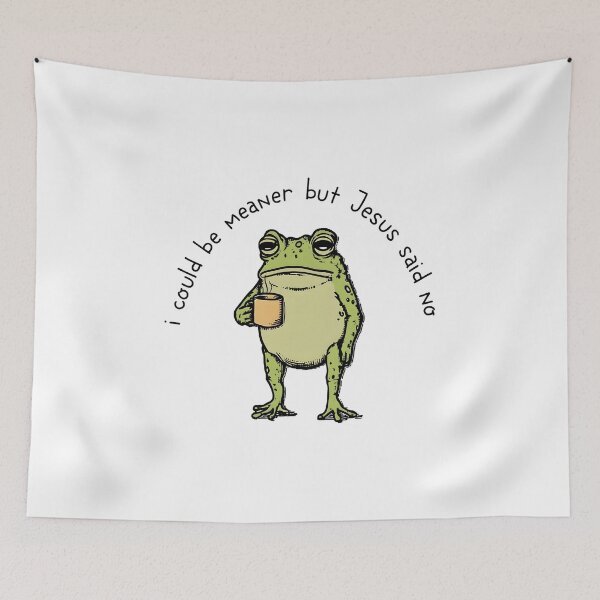 Item preview, I Could Be Meaner But Jesus Said No designed and sold by TomTeee15.