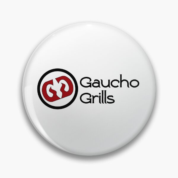 Item preview, Gaucho Grills Red Abstract Monogram Logo designed and sold by Leonwaterfall.