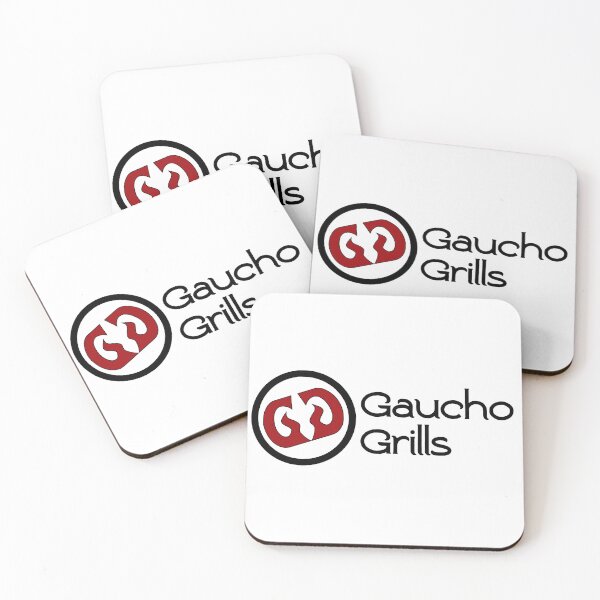 Item preview, Gaucho Grills Red Abstract Monogram Logo designed and sold by Leonwaterfall.