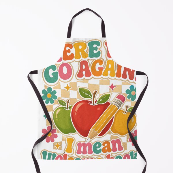 Item preview, Retro Back to School Here We Go Again Teacher designed and sold by JMDesignHub.