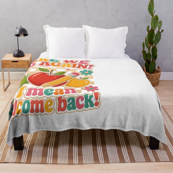 Item preview, Retro Back to School Here We Go Again Teacher designed and sold by JMDesignHub.
