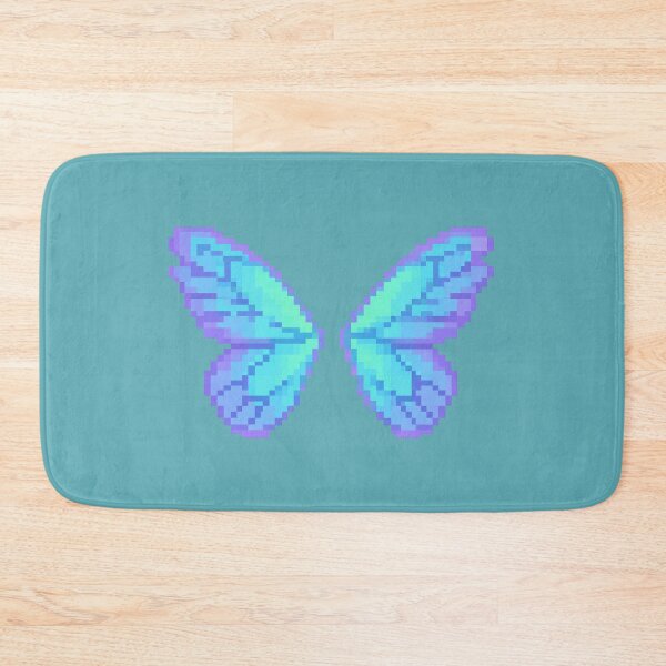 Item preview, Pixel Blue Butterfly Wings designed and sold by tamsclub.