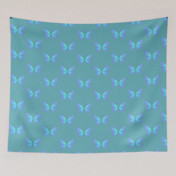 Item preview, Pixel Blue Butterfly Wings designed and sold by tamsclub.