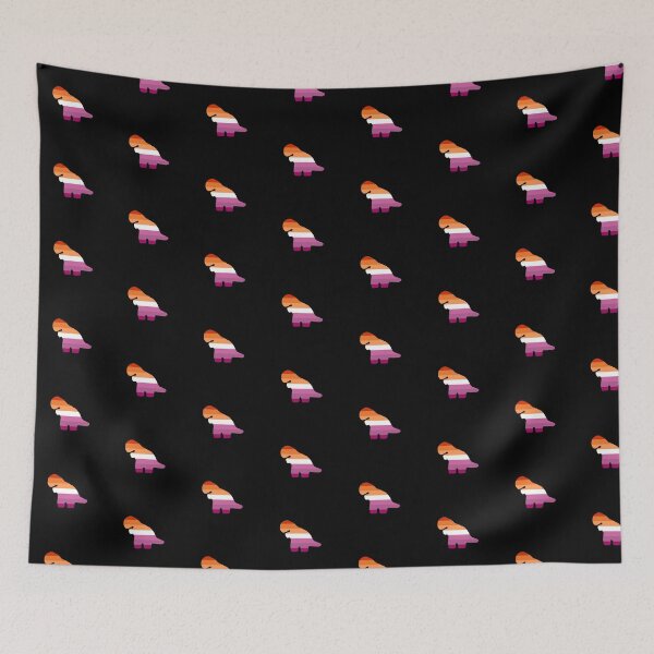 Item preview, lesbian dino nuggie t-rex designed and sold by Meowmeow996.