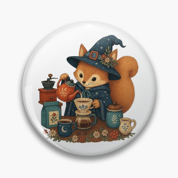 Item preview, Witch Squirrel Coffee Brewery designed and sold by AtlantiqArt.