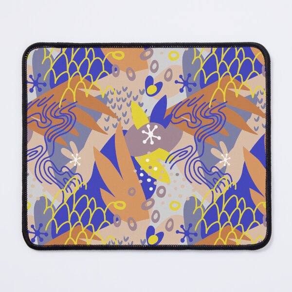 Item preview, Abstract Floral Pattern Colorful Retro Botanical Art designed and sold by Zaya_art.