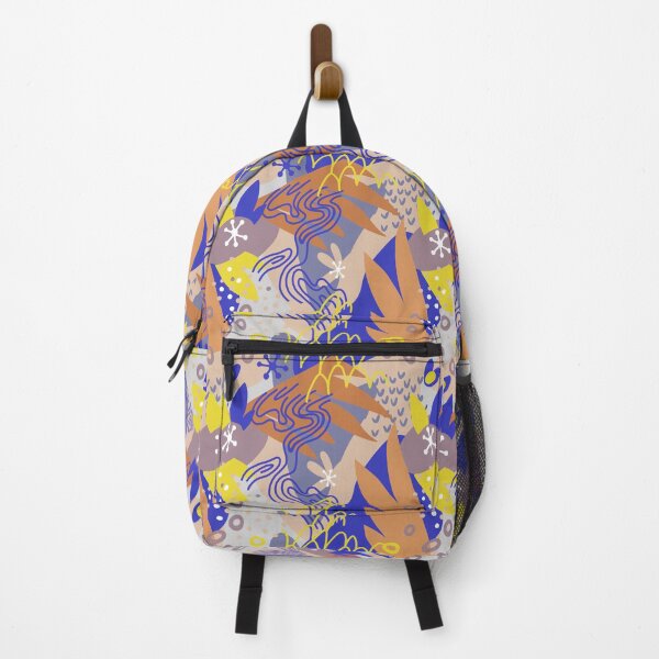 Item preview, Abstract Floral Pattern Colorful Retro Botanical Art designed and sold by Zaya_art.