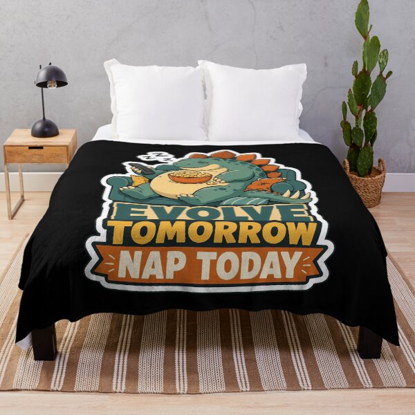 Item preview, Evolve Tomorrow Nap Today Lazy Stegosaurus Funny Design designed and sold by Tong4130.