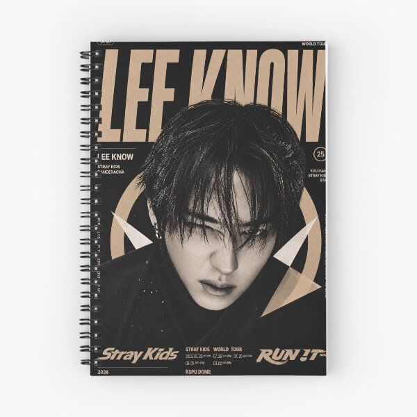 Item preview, Lee Know Stray Kids World Tour RUN IT TEASER IMAGE poster han bang chan changbin felix hyunjin seungmin IN kpop skz skzoo you make stray kids stay comeback designed and sold by SilkPajamas.