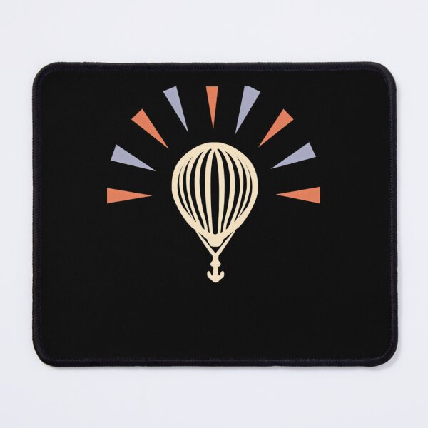 Item preview, Hot Air Balloon on a Black Background Surrounded designed and sold by nadatarek13.