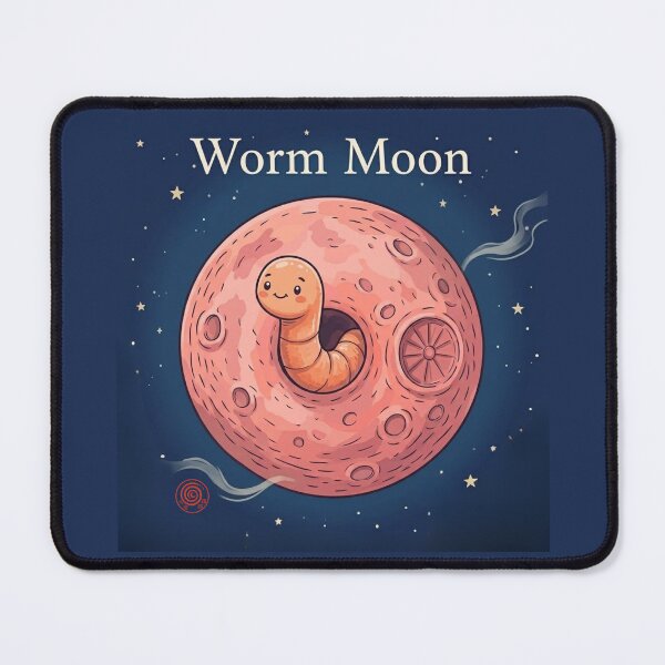 Item preview, Worm Moon – Red Eclipse of March 2026 designed and sold by DianaAlunaImage.