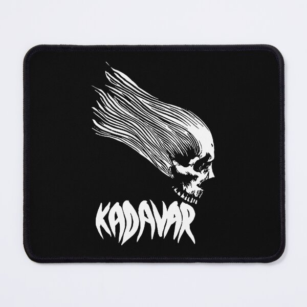 Item preview, Human Skull with Long Streaming Hair Above Jagged designed and sold by nadatarek13.
