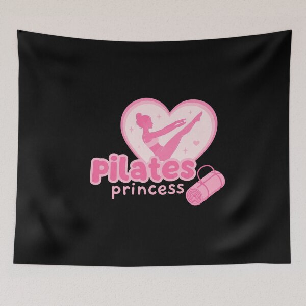 Item preview, Cute Pilates Princess Aesthetic Pink Heart Workout Fitness Gift Shirt designed and sold by Digistore1221.