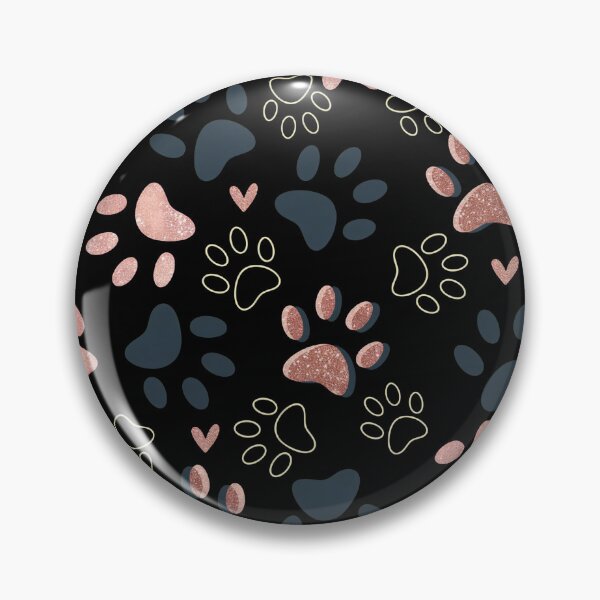 Item preview, Glitter Gold and Brown Paw Print Pattern designed and sold by SoyLamderma.