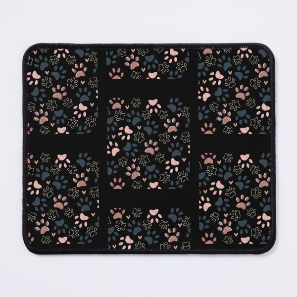 Item preview, Glitter Gold and Brown Paw Print Pattern designed and sold by SoyLamderma.