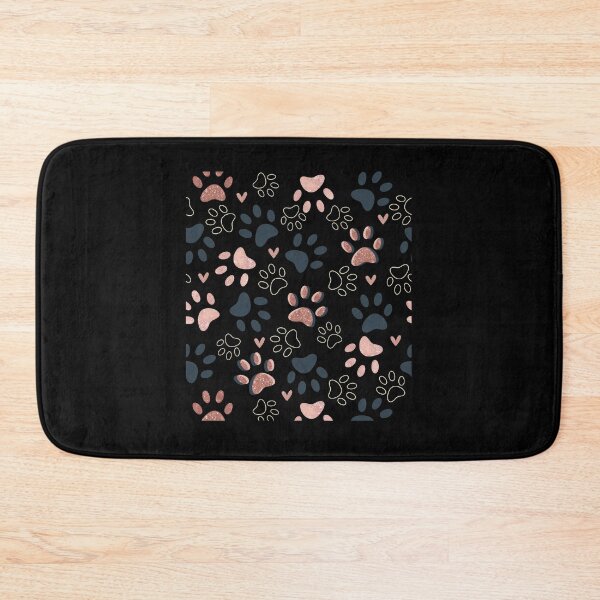 Item preview, Glitter Gold and Brown Paw Print Pattern designed and sold by SoyLamderma.