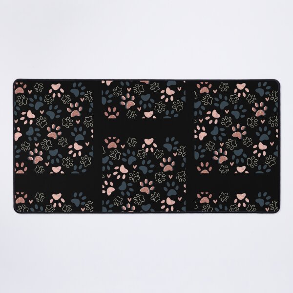 Item preview, Glitter Gold and Brown Paw Print Pattern designed and sold by SoyLamderma.