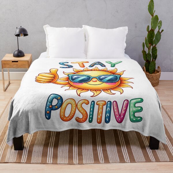Item preview, Stay Positive | Cute Happy Sunshine Thumbs Up Design designed and sold by Jen.Lou.